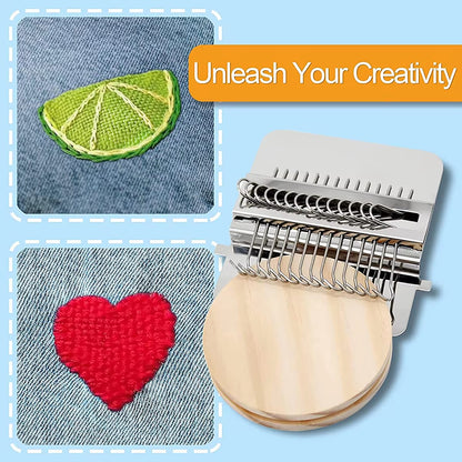 Mini Darning Loom Machine - Loomexpress 8746034757966-1