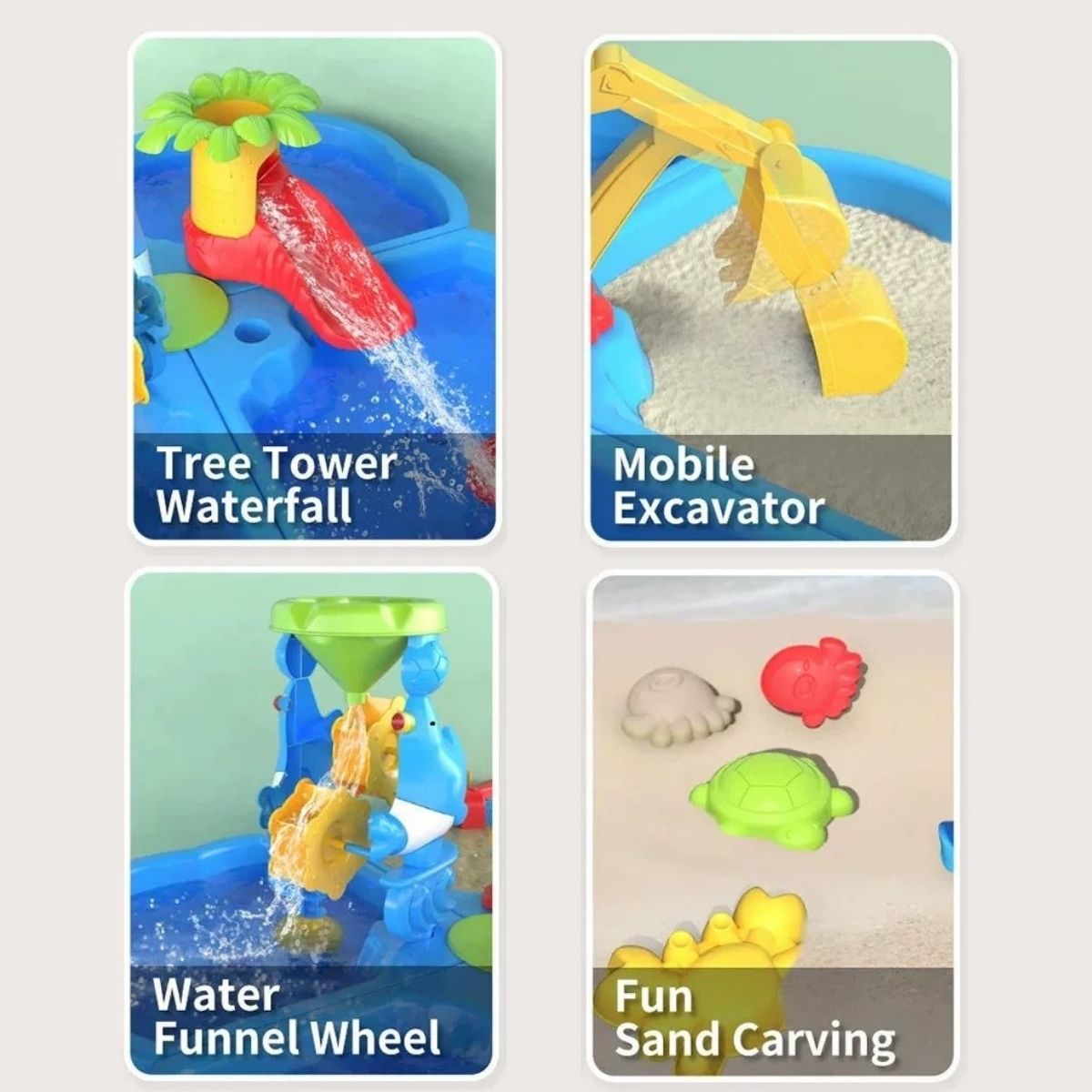 Splash Fun Water TableInteractive Outdoor Play Table for Kids (3+ years)