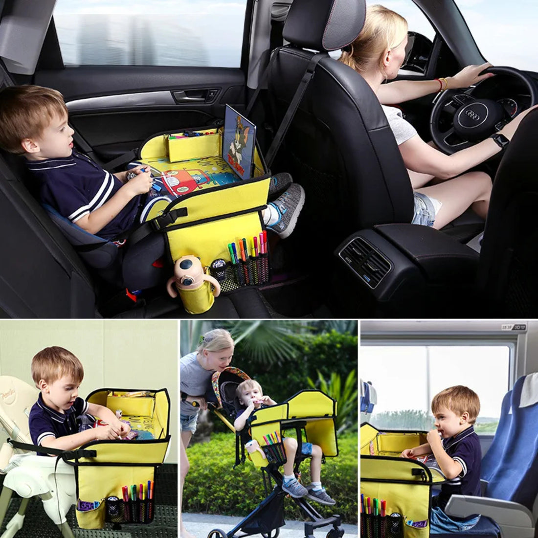 Portable Child Car Seat Table - Safe & Comfortable - Portable Child Car Seat Table DCMD3-DP3040295