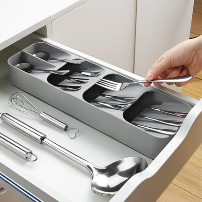 Space Saving Kitchen Drawer Cutlery Storage Tray 6852109467748-1