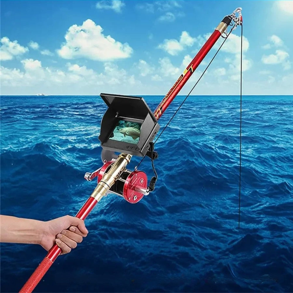 HD Underwater Camera 4.3" Screen 30m Depth Temp Sensor