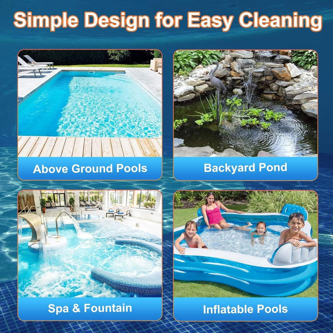 Aquavac – Chemical-Free Pool Vacuum Cleaner With Powerful Hose Suction For Leaves, Dirt & Debris 10128619110678-1
