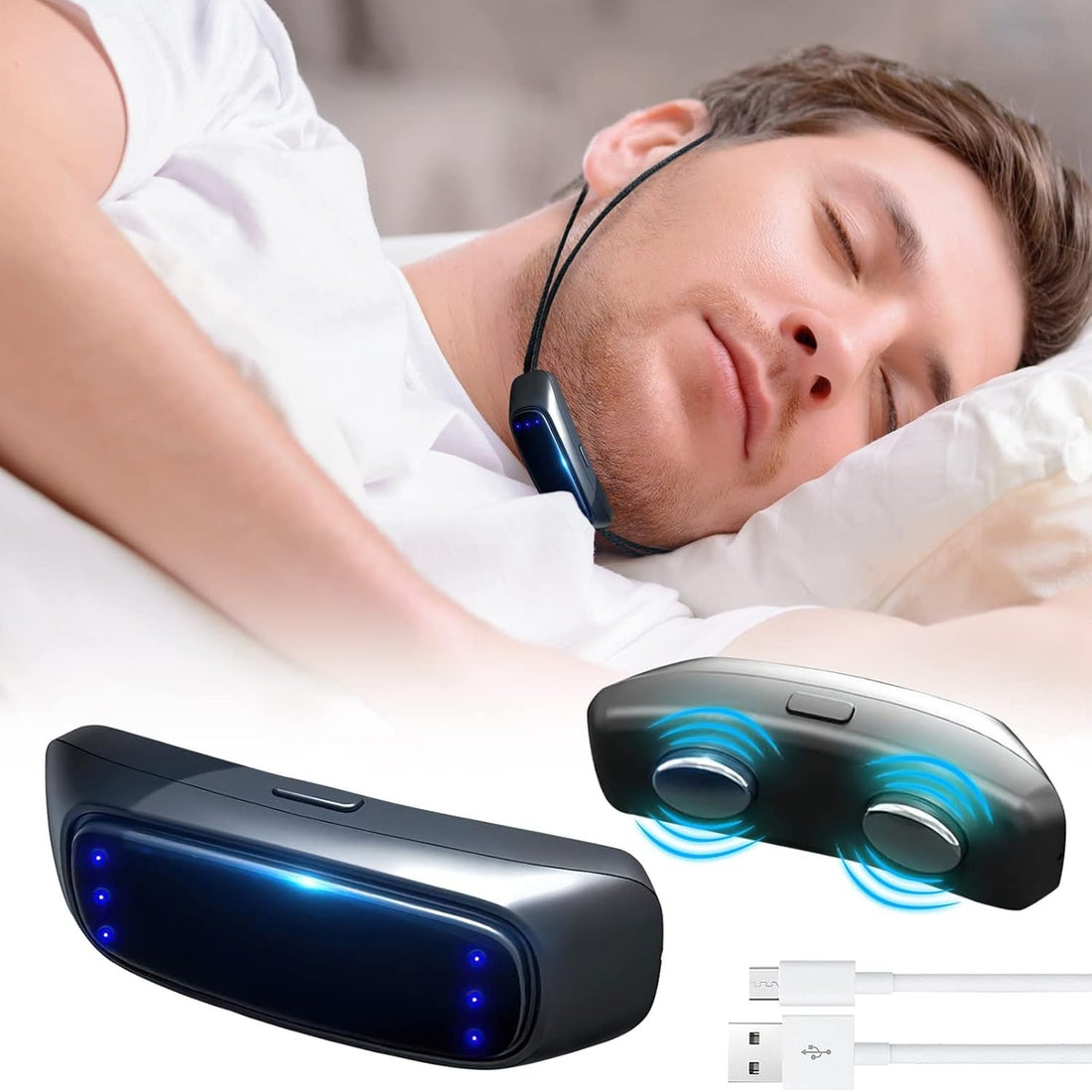 Smart Anti Snoring Device EMS Pulse Stop Snore Effective Aid for Snoring Prevention 9541692752193-1
