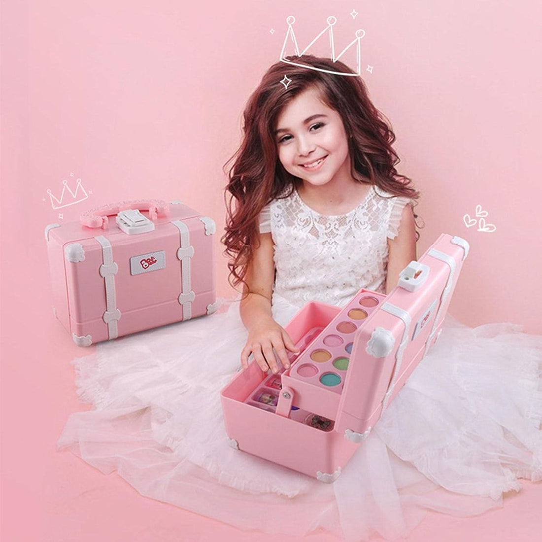Glamour Beauty Kit - Washable Make-Up Kit For Children With Bag 10206867030280-1