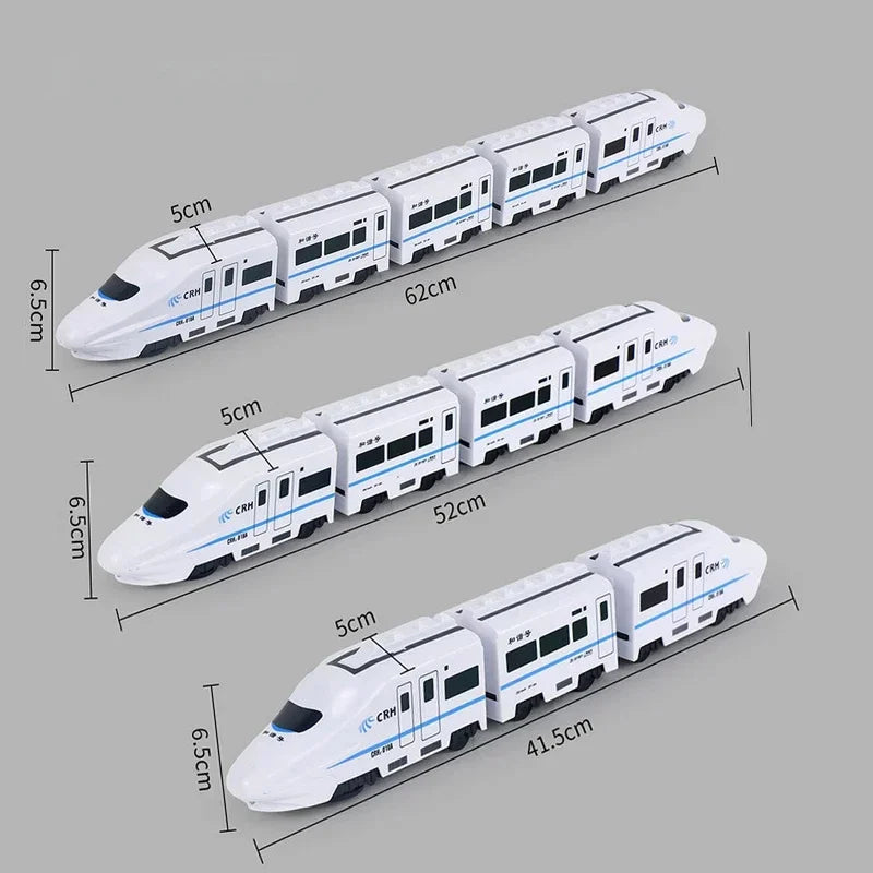 Kids Automatic Direction Changing Self-Driving Train Toy With Lights 5 Trains 10521987023194-1