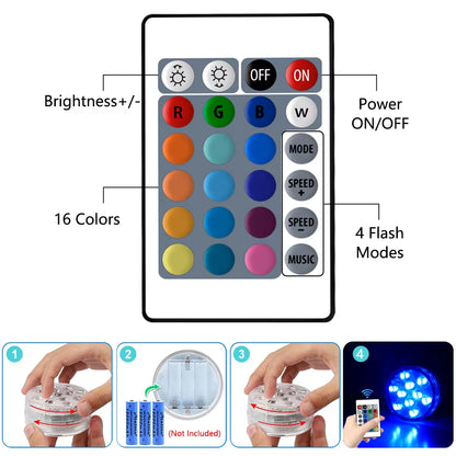 Submersible Pool Light With Remote Control 7931606335771-1