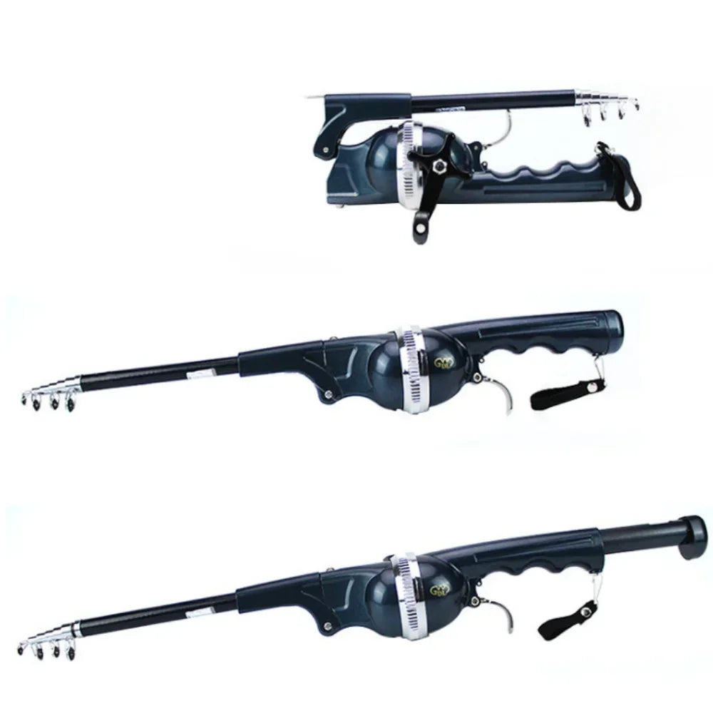 All-In-One Portable Folding Telescopic Fishing Rod Reel Combo 134cm 7982385070127-1