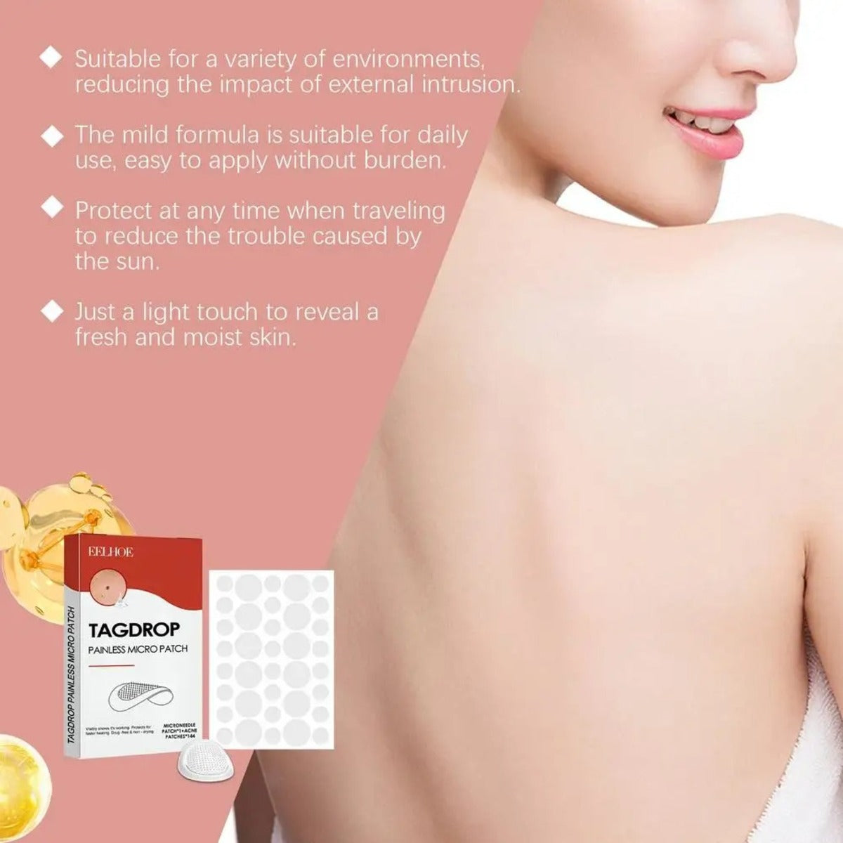 Painless Micro-Patch For Skin Tag, Mole & Wart Removal 12026003226942-1