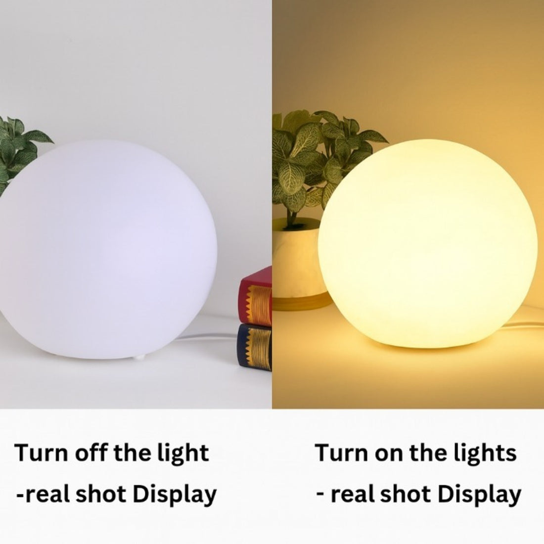 Modern Dynamic Led Table Lamp – Spherical Ball Portable Rechargeable Ambient Lighting 10156535742803-1