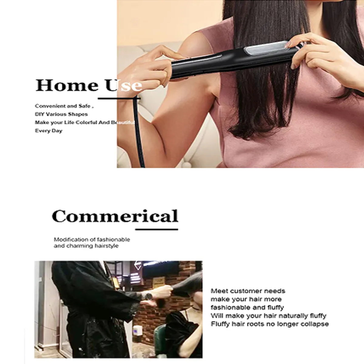 Automatic Crimping Hair Iron - Curling Iron Fluffy Hair Styling for All Hair Types 7828164411590-1