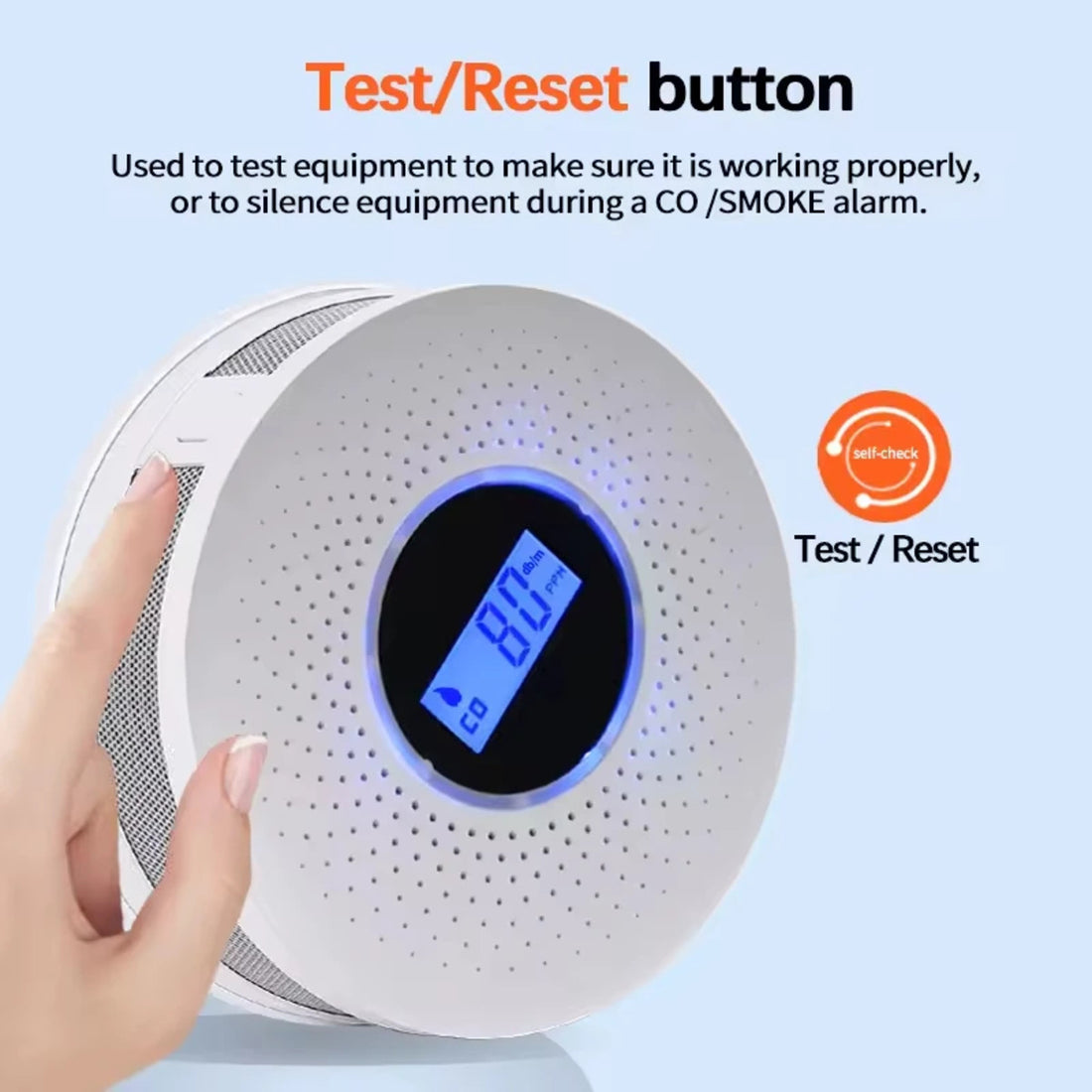 SafeAlert 2-in-1 Smoke & Carbon Monoxide Detector – Maximum Home Protection SH1751817214987860882