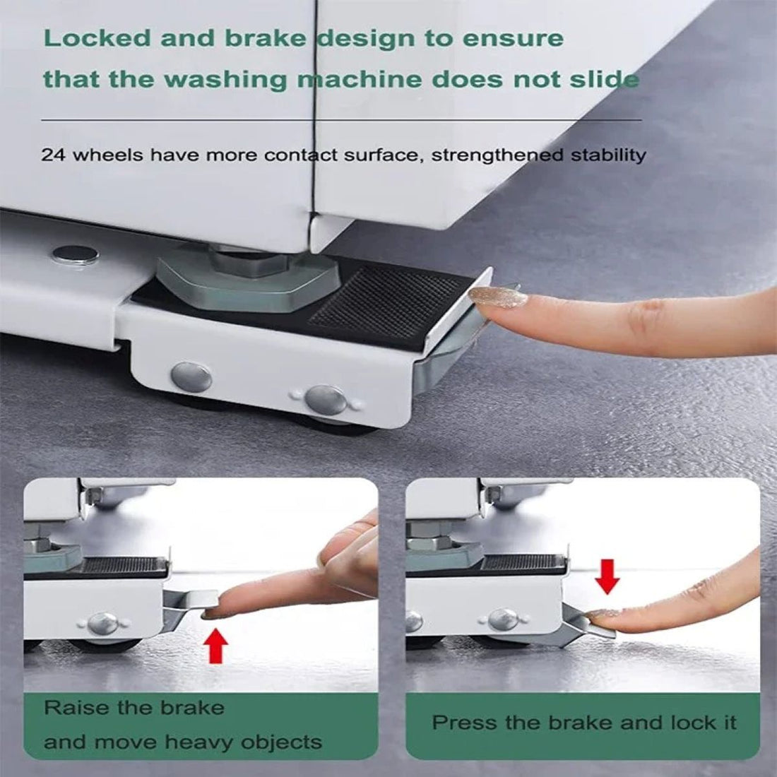 Adjustable Appliance Roller Heavy Duty Movable Base Furniture Stand 14814324326726-1
