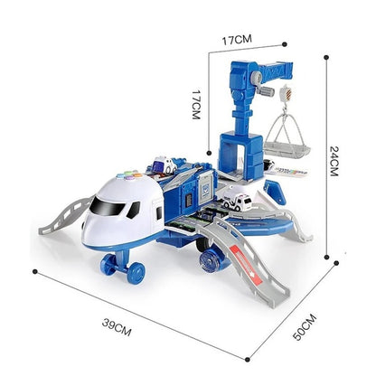 Interactive Professional Plane Play Set - Size Passenger Plane Kids Airliner Toy Car for Children's Gift (4+ year) BER-SPEELGOED-TEC