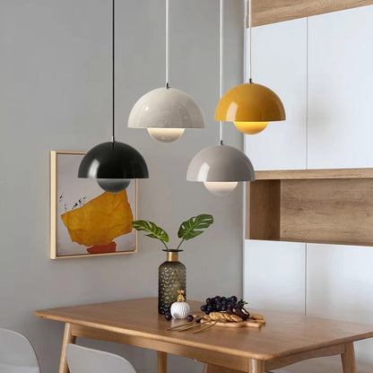 Scandinavian Style Half-Circle Chandelier – Multi-Colour LED Pendant Lighting Fixture 16cm 10215675724115-1