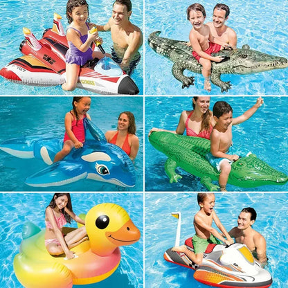 Inflatable Swim Raft Summer Pool Toys 6851461775460-1