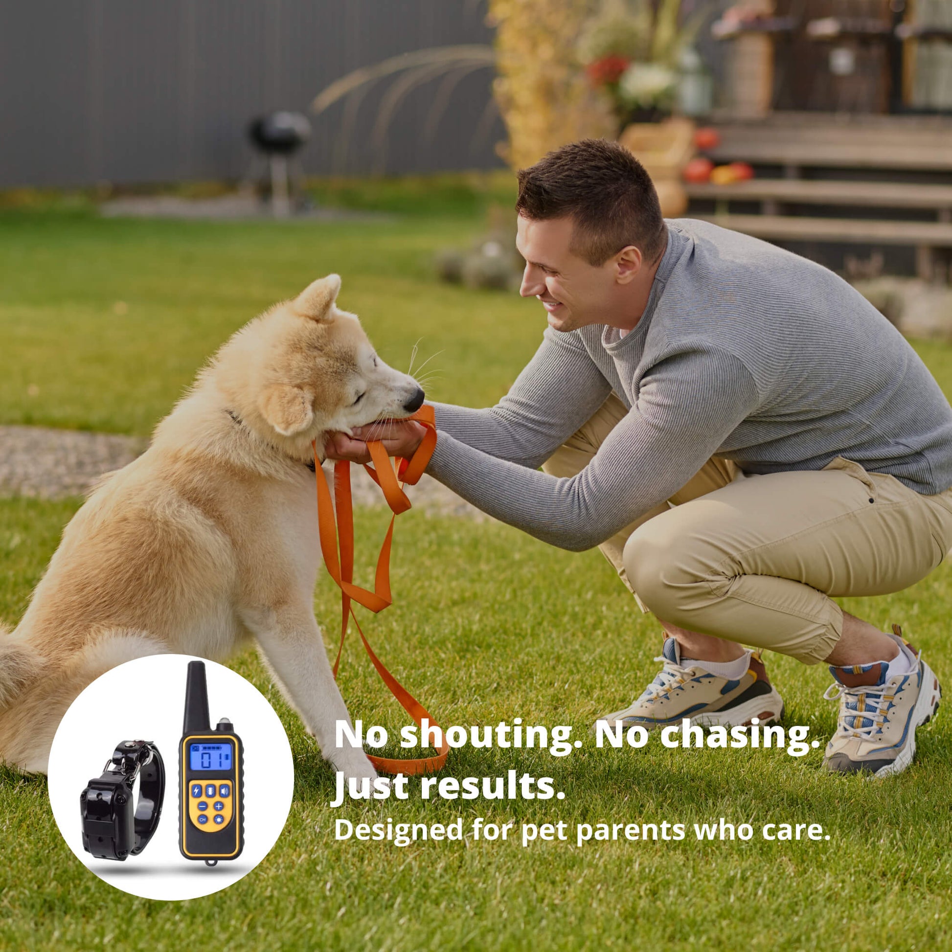 800M Rechargeable Electric Dog Training Collar - Waterproof, Remote Control & Ideal for Effective Dog Training 9975745872193-1