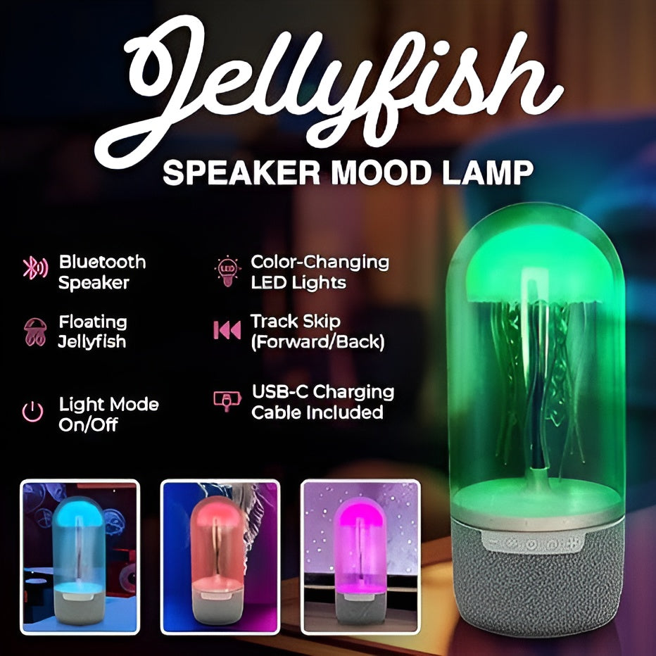 Portable Jellyfish Lamp Speaker