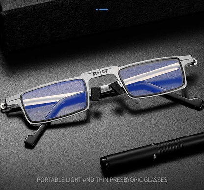 Titanium Foldable Reading Glasses For Lightweight Screwless Comfort 8418773368963-1