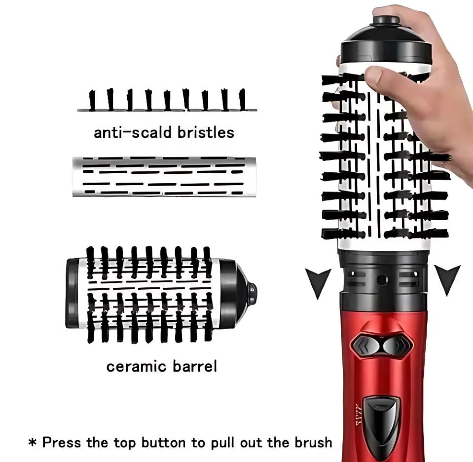 Rotating Hair Dryer Blowout Brush