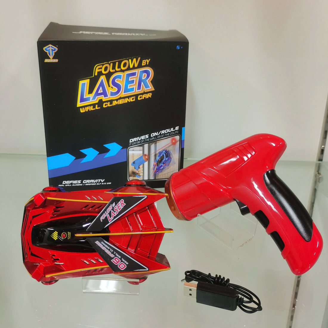 Gravity-Defying Laser RC Car 7120994468038-1