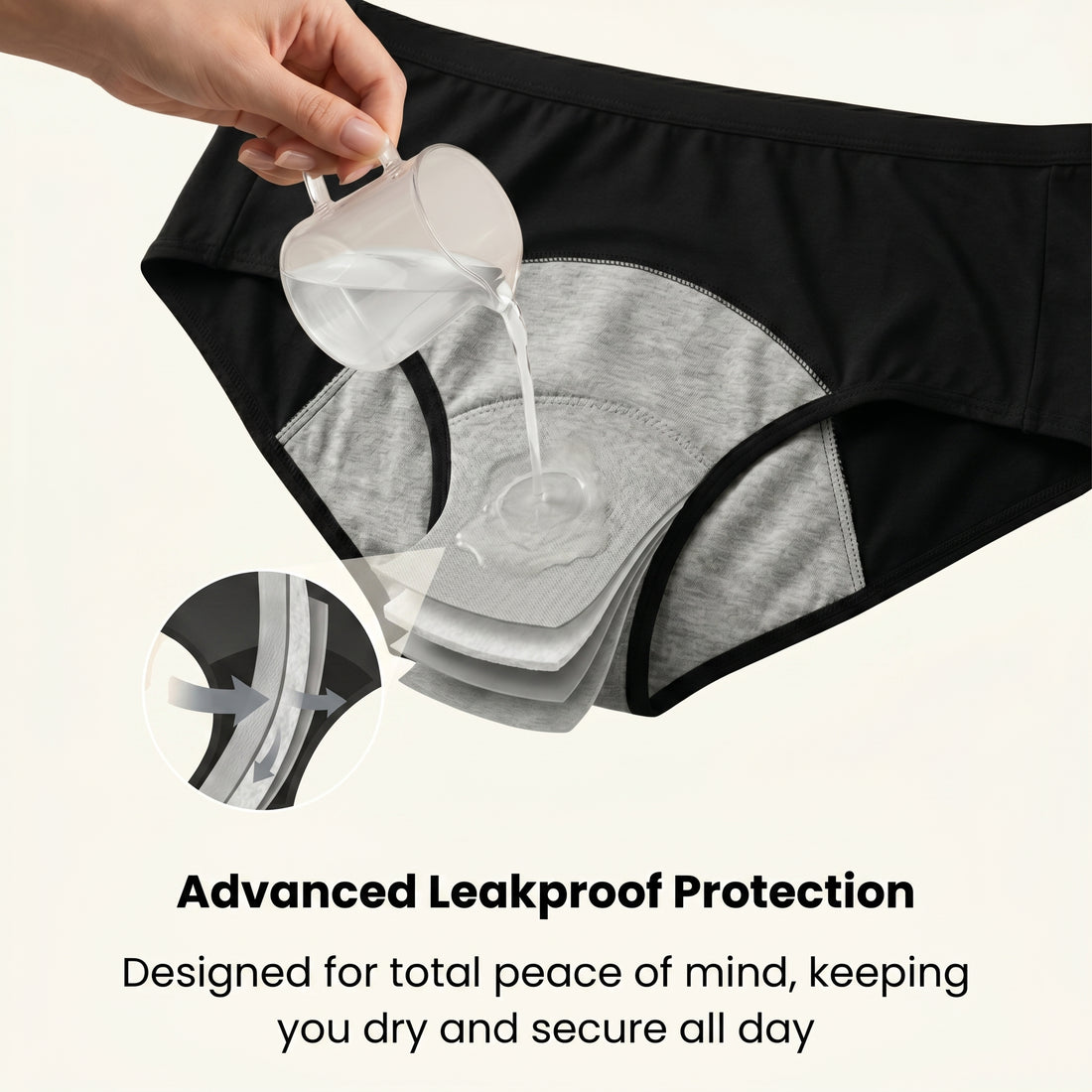 Day-to-Night Leakproof Briefs (3-Pack)