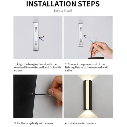 Led Waterproof Wall Lamp – Indoor & Outdoor Wall Sconce For Porch, Courtyard, Living Room, Bedroom, And Corridor Lighting (Ip65) 14984906899780-1
