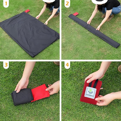 Ultra Thin Waterproof Foldable Picnic Mat 96219109-black