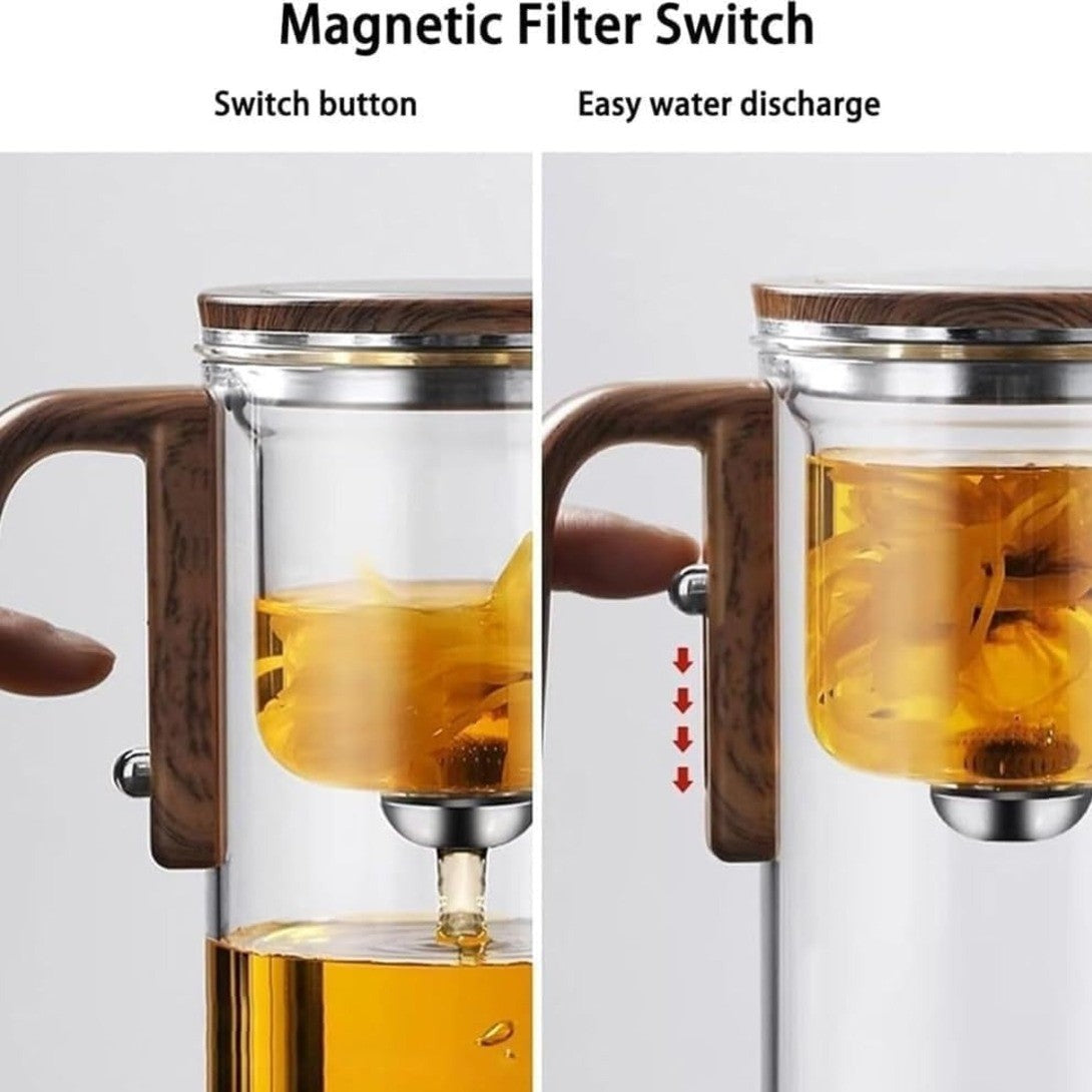 Durable Glass Teapot With Infuser For Tea Brewing