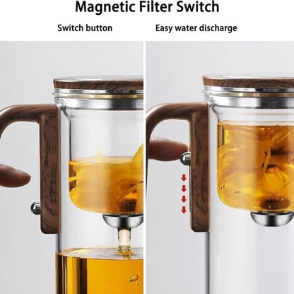 Durable Glass Teapot With Infuser For Tea Brewing