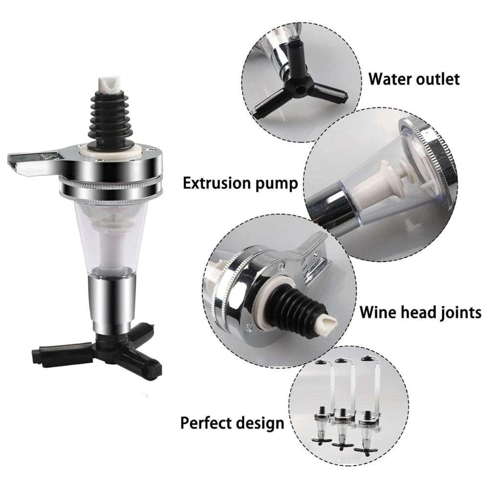 Wall Mounted Liquor Dispenser For Home Bar Alcohol Beverage Station 9864402600238-1