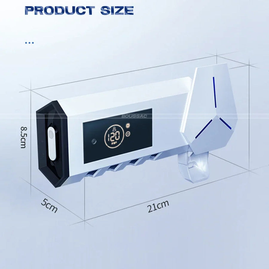 Smart UV Toothbrush Holder - Multifunctional Toothbrush Sanitizer, Disinfector & Automatic Toothpaste Dispenser Squeezer 7981556662470-1