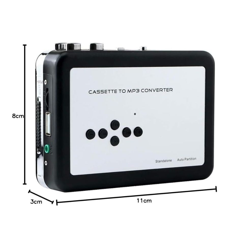 Walkman USB Cassette Capture to MP3 Converter 6149048402118-1
