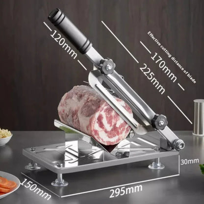 Manual Stainless Steel Frozen Meat Slicer With Adjustable Thin Slices 9730161443118-1