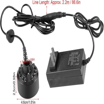 12 LED Light Ultrasonic Mist Maker Fogger 9551802040622-1