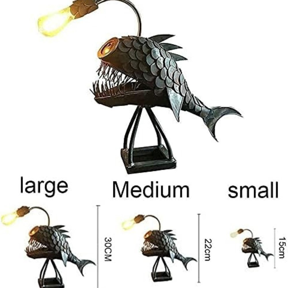 Steampunk Angler Fish Lamp – Cool & Unusual Floor Lamp for Your Home 9841546592577-1