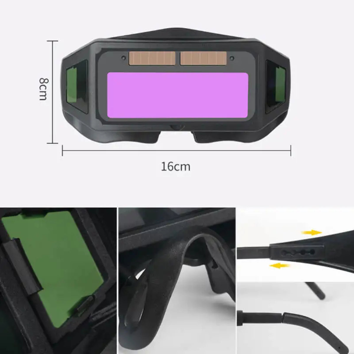 Advanced Auto-Darkening Welding Goggles for Ultimate Eye Protection and Comfort