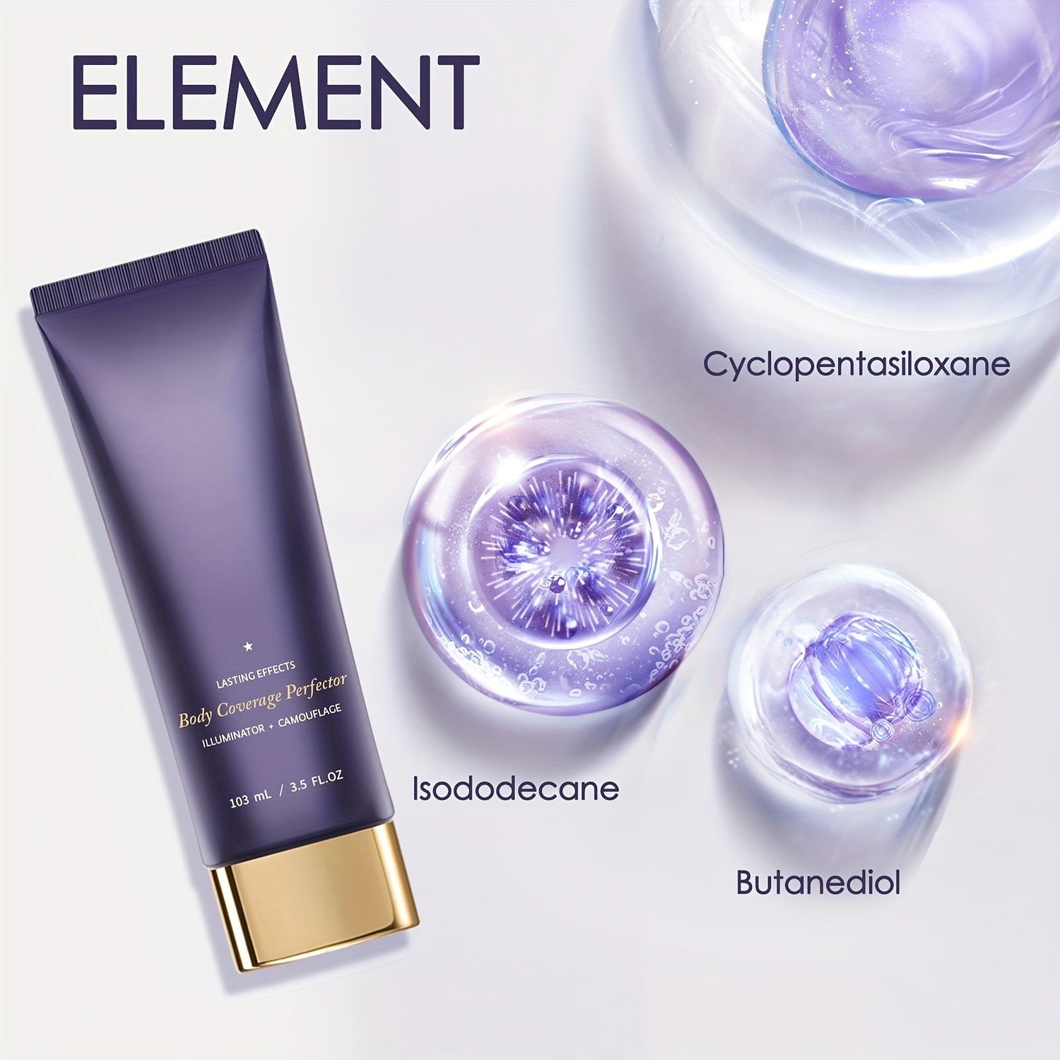 Body Makeup Cream - Full Coverage - Waterproof & Transfer-Resistant 103 ml 15162650984774-1