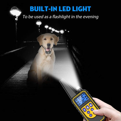 800M Rechargeable Electric Dog Training Collar - Waterproof, Remote Control & Ideal for Effective Dog Training 9975745872193-1