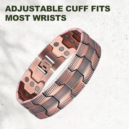 Pure Copper Magnetic Therapy Bracelet For Men'S Health 12044082315582-1