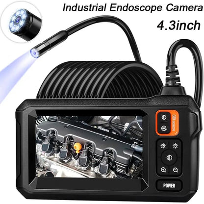 Industrial Endoscope Inspection Camera – 1080P HD with 4.3-Inch Screen Adjustable Lens 9767992426817-1