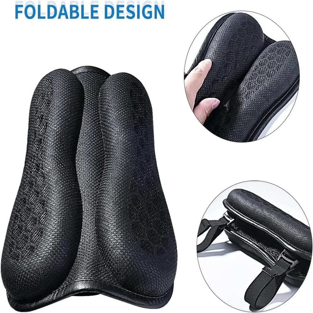 Moto 3D Honeycomb Shock Cushion - Advanced Shock Relief Seat Cushion 8144628580550-1