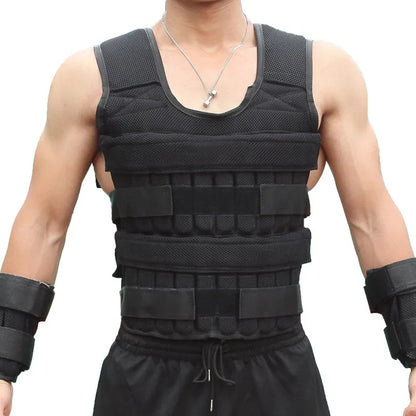 Exercise Weight Vest - 20Kg Adjustable Exercise Loading Weight Vest for Fitness Training 7812353196230-1