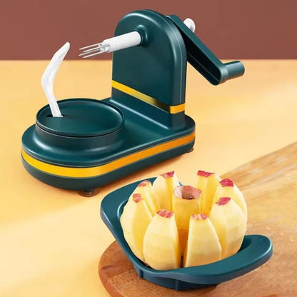 Fast Automatic Fruit Apple Peeler Thin Peel Suction Base