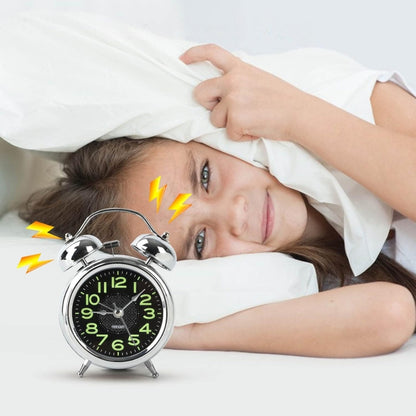 Extra Loud Retro Double Bell Alarm Clock For Heavy Sleepers