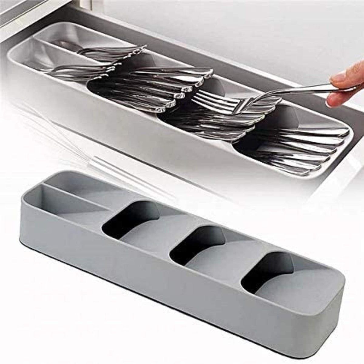 Space Saving Kitchen Drawer Cutlery Storage Tray 6852109467748-1