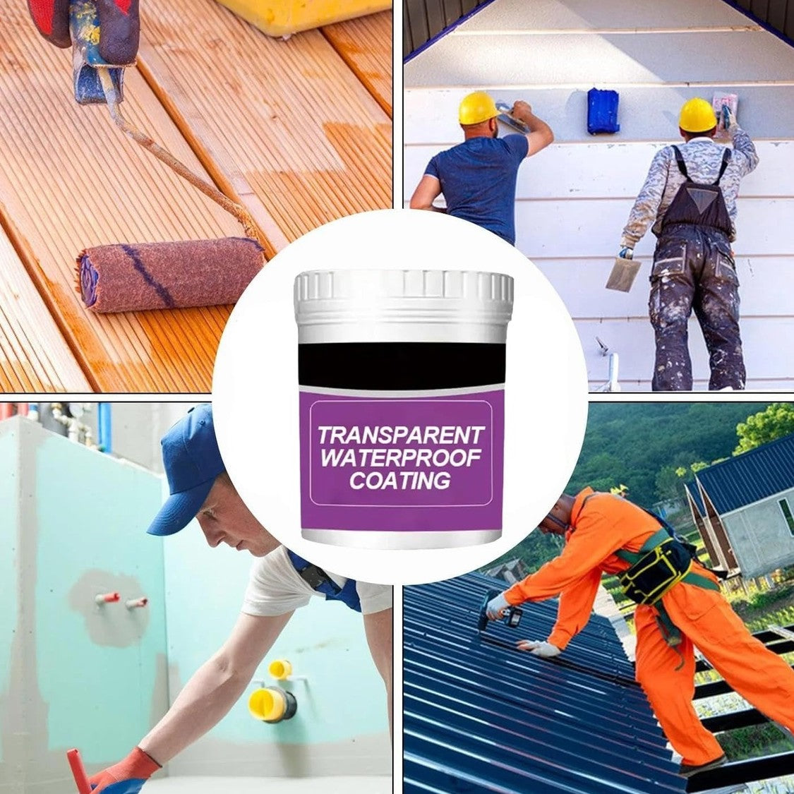 Invisible Transparent Waterproof Coating, Indoor & Outdoor 9786093273390-1