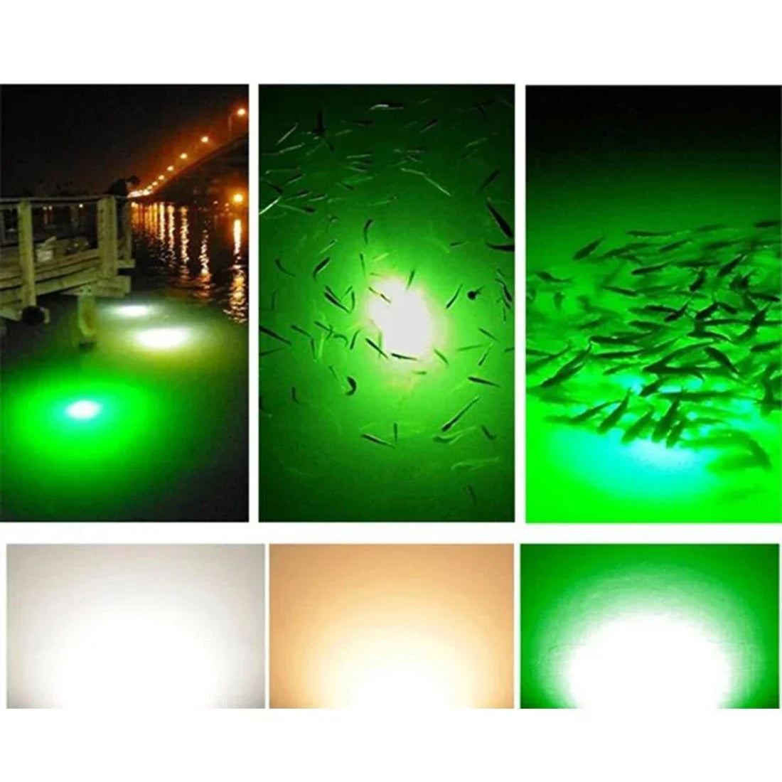 Underwater Night Fishing Light - Lumens Fish Attracting Light, Night Fishing Light 7881721544902-1