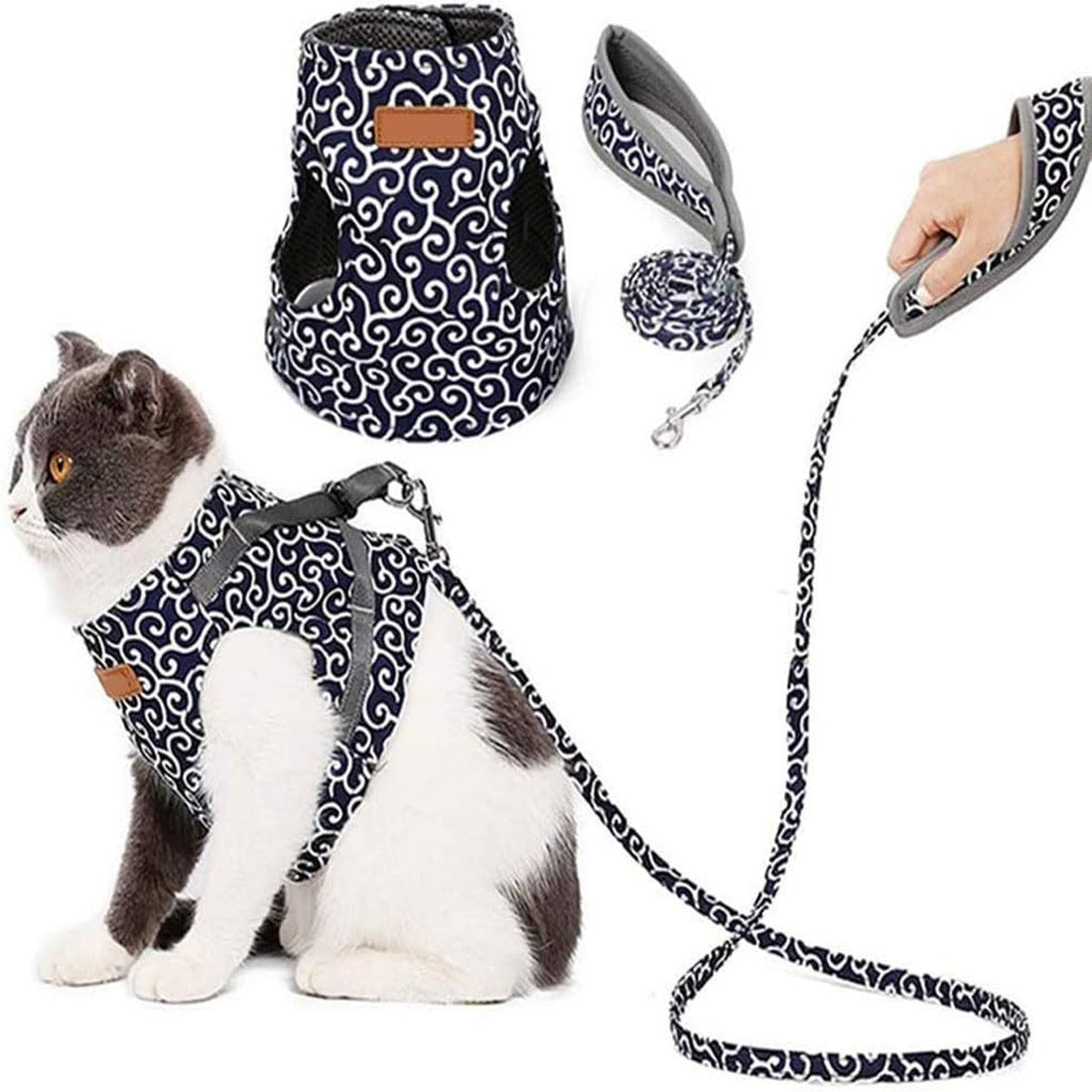 Cat Harness Vest For Safety & Comfort 10513048961288-1
