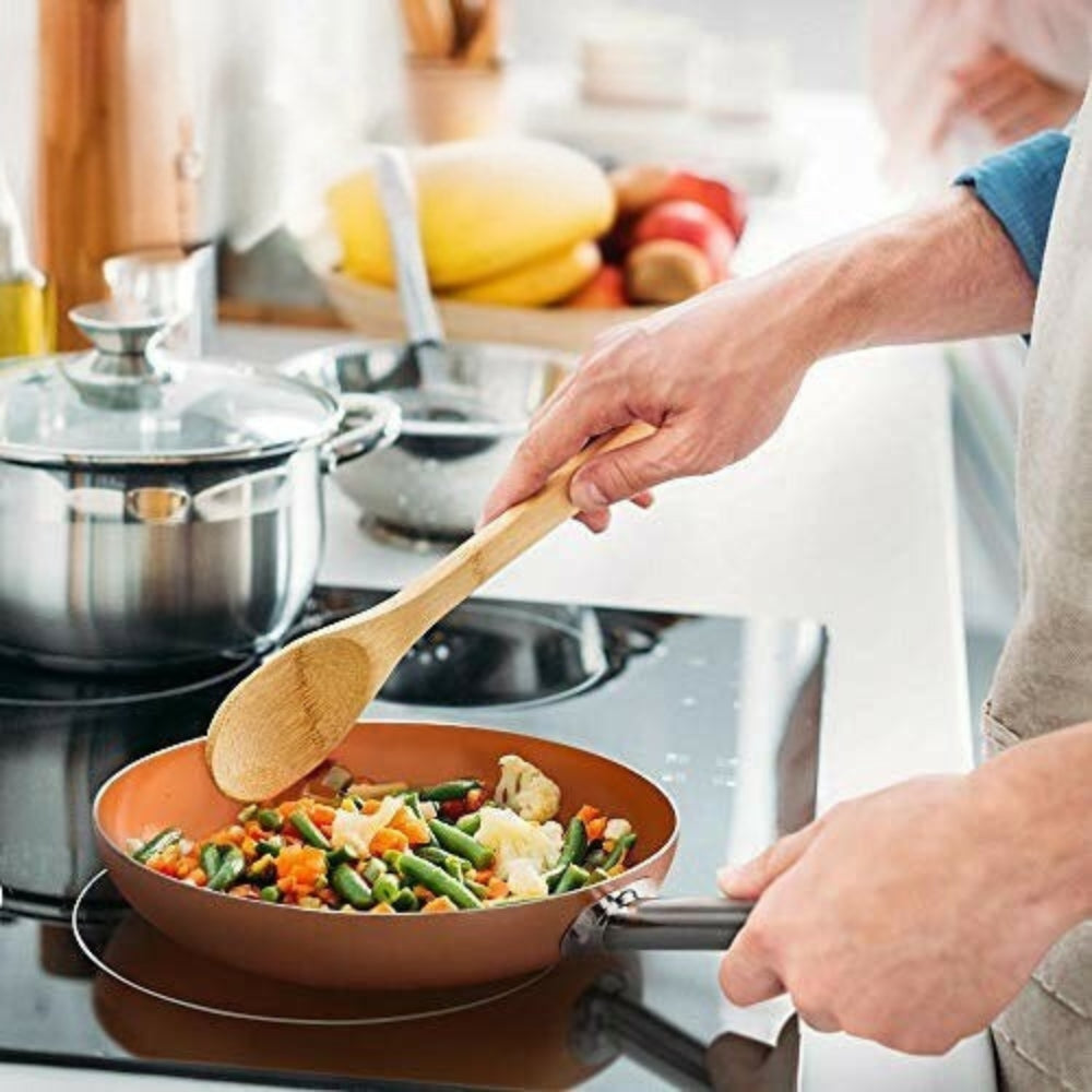 Professional Copper Pan With Non-Stick Coating & Perfect Heat Distribution 10373625774344-1