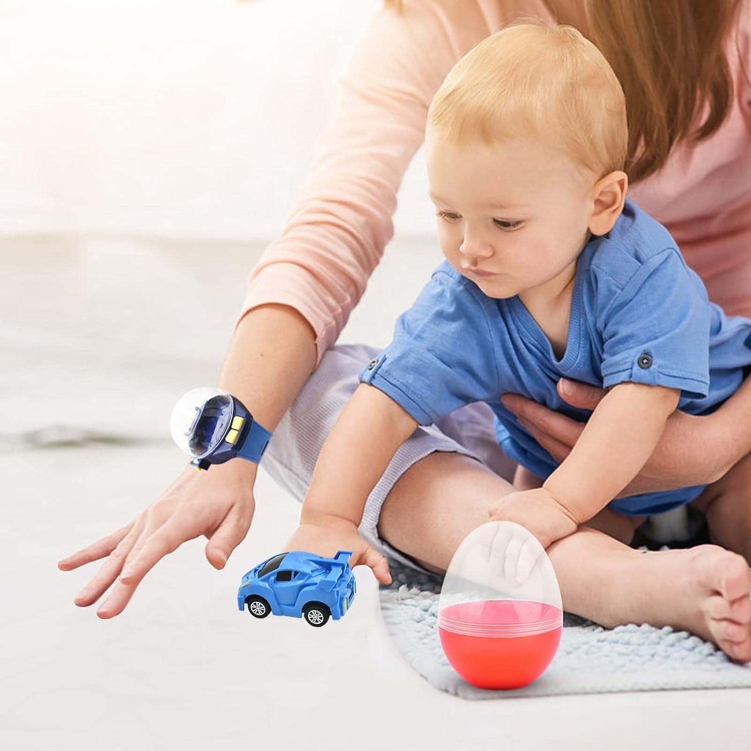 Interactive Wrist Racing Watch With Mini Remote Control Car 9907945439578-1